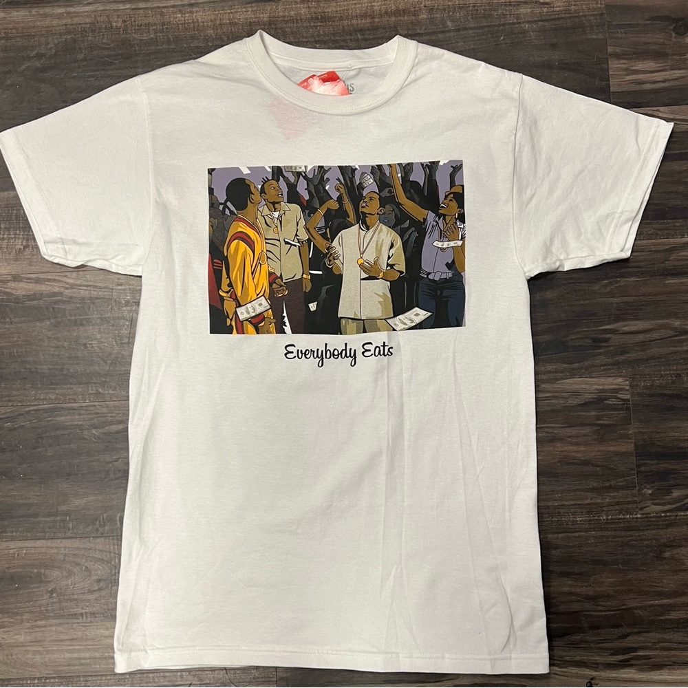 Effectus Clothing Everybody Eats Graphic White T-Shirt